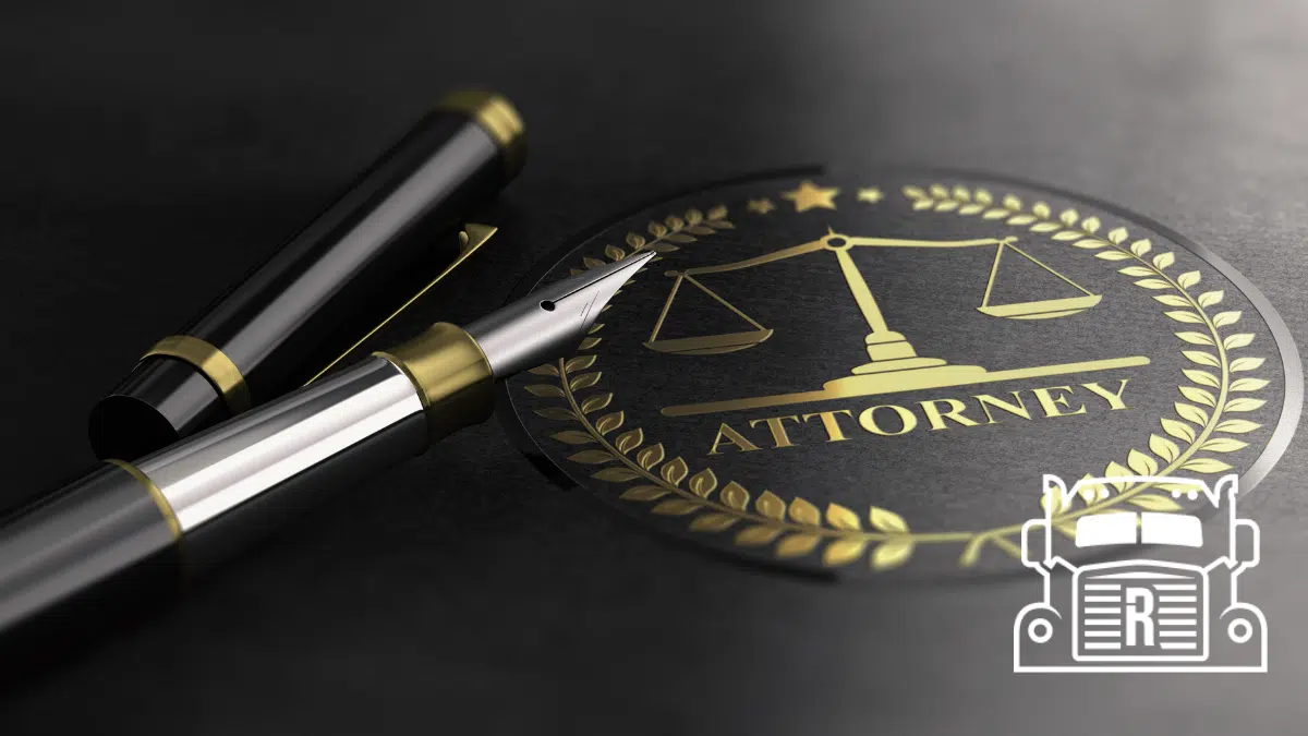 attorney book with pens on top