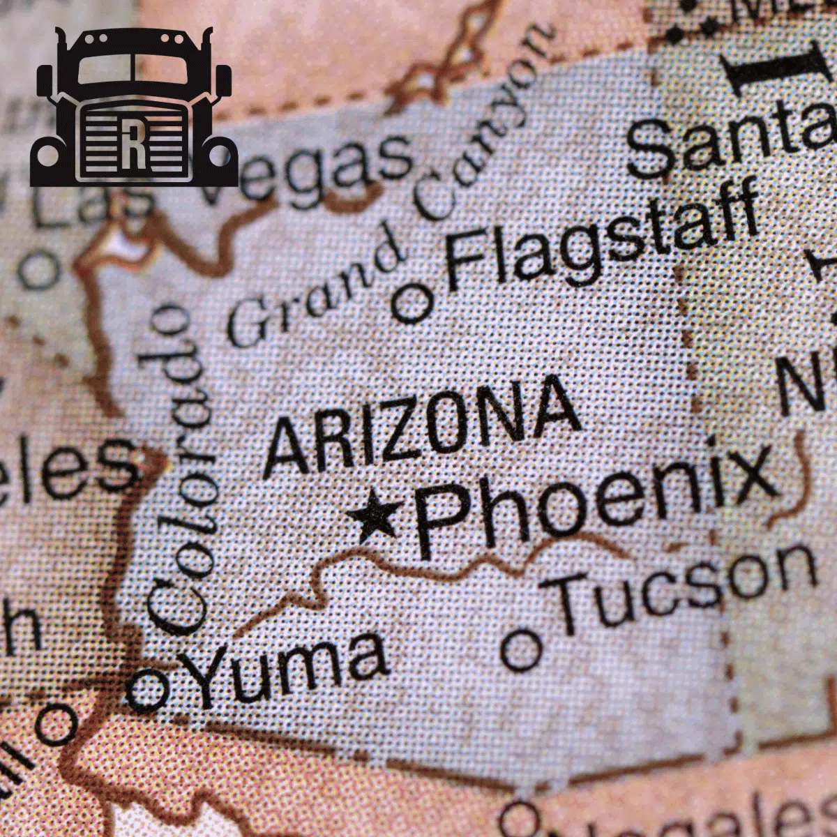 A map of Arizona