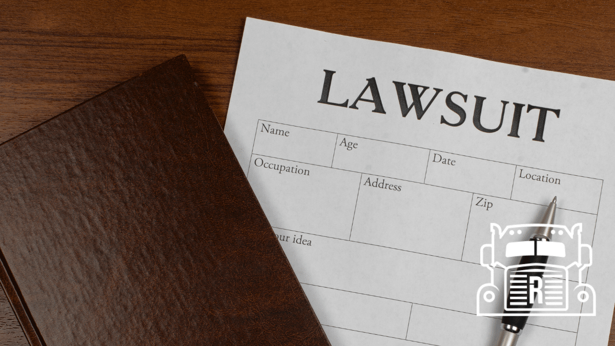 lawsuit paperwork on a desk
