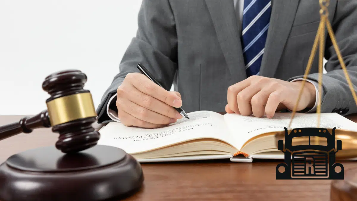personal injury attorney with gavel on his desk