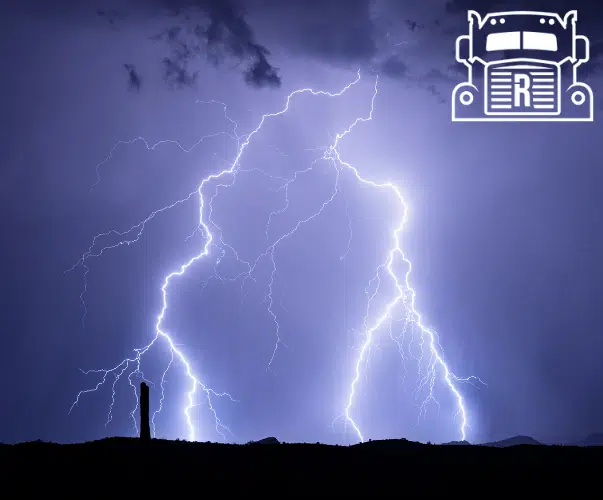 monsoon storm over phoenix