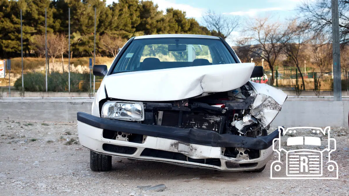 crashed car