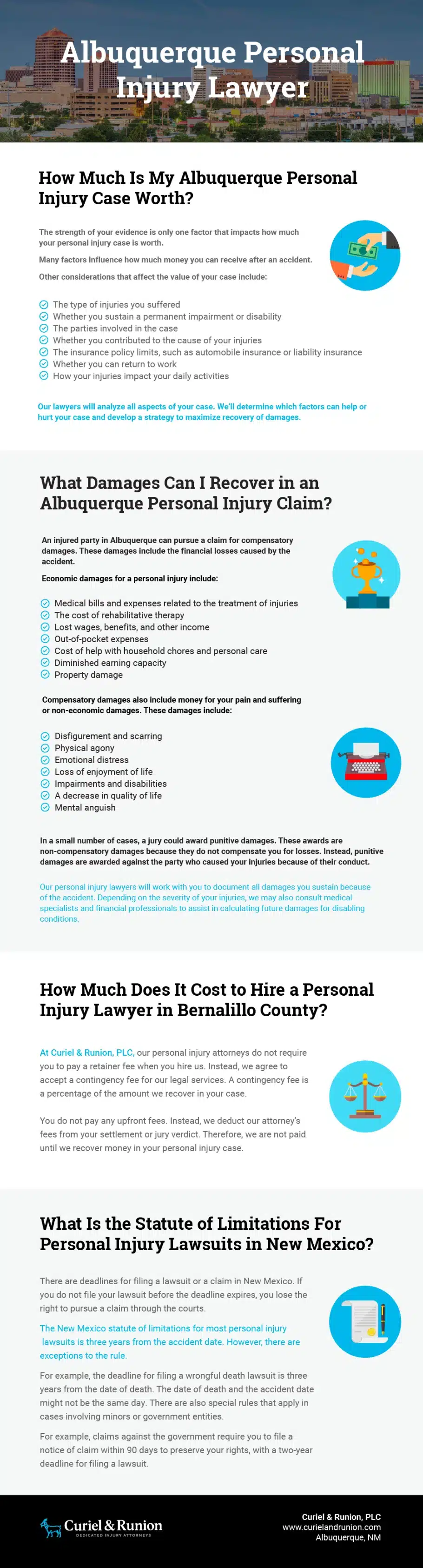 Runion Albuquerque Personal Injury Infographic