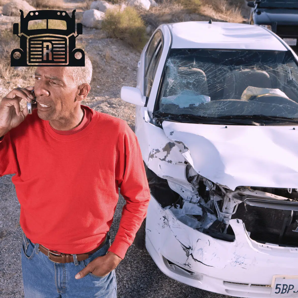 African American man calling Runion Law Firm after being involved in a car accident.