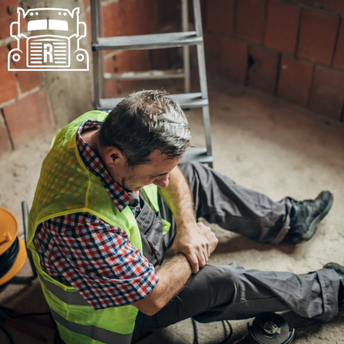 man injured while at work
