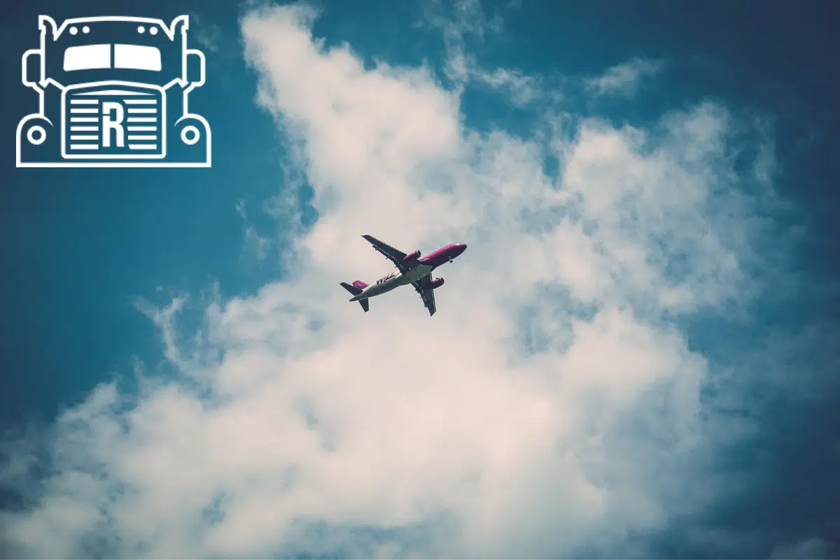 Airplane in the sky